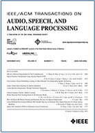 IEEE Transactions on Audio, Speech, and Language Processing cover